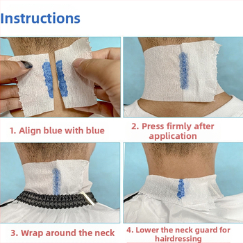 Еднократна хартия за врата за фризьорски салон, предпазна хартия за врата, марка Shengfa, произход Guangzhou, предназначена за употреба във фризьорски салони
