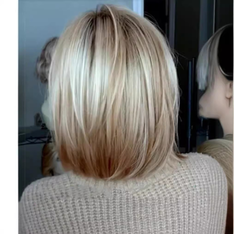 Перука, модел DZ2104, високотемпературни влакна, механично обработване, тегло 140 g