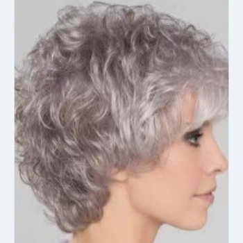 Перука с къса къдрава коса за дами – екзотичен стил, нишки с висока температура, промяна на прическата