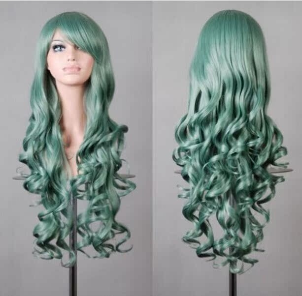 Перука за косплей с ръчно извити къдрици, влакно с висока температура, модел 0311, ефект за стесняване на лицето