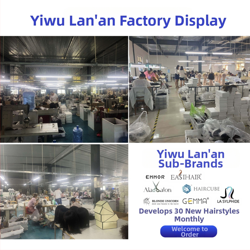 Пълна перука от термоустойчиви нишки, къдрава, с раздяла по средата, Rose Net капак, прост стил, модерен вид