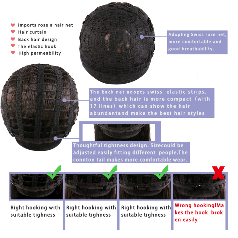 Перука за къси къдрици, екзотичен стил, модел 1015, термоустойчива нишка, челки с наклон