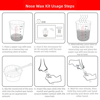 LIDDY Σετ κεριού μύτης – Απομάκρυνση τριχοφυΐας στη μύτη, 150 g