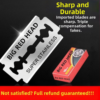 Lama de rasă cu două fețe pentru bărbierit manual