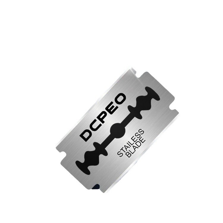 Lama de rasă cu două fețe pentru bărbierit manual