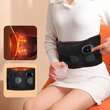 Portatīvā grafēna apkures josta viduklim, 3.7V, 5W, 40–60°C temperatūras diapazons