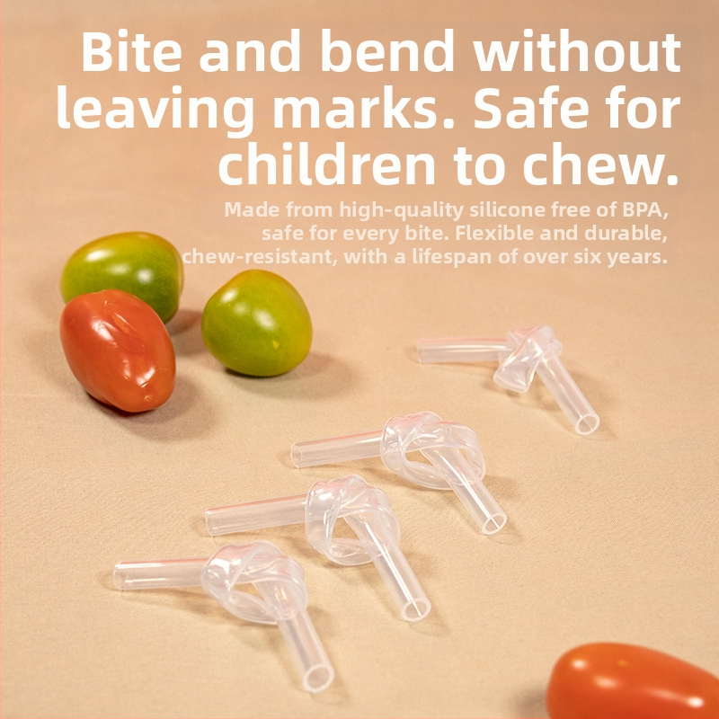 Slika Pārtikas kvalitātes silikons — taisnā caurule, bioloģiski noārdāms