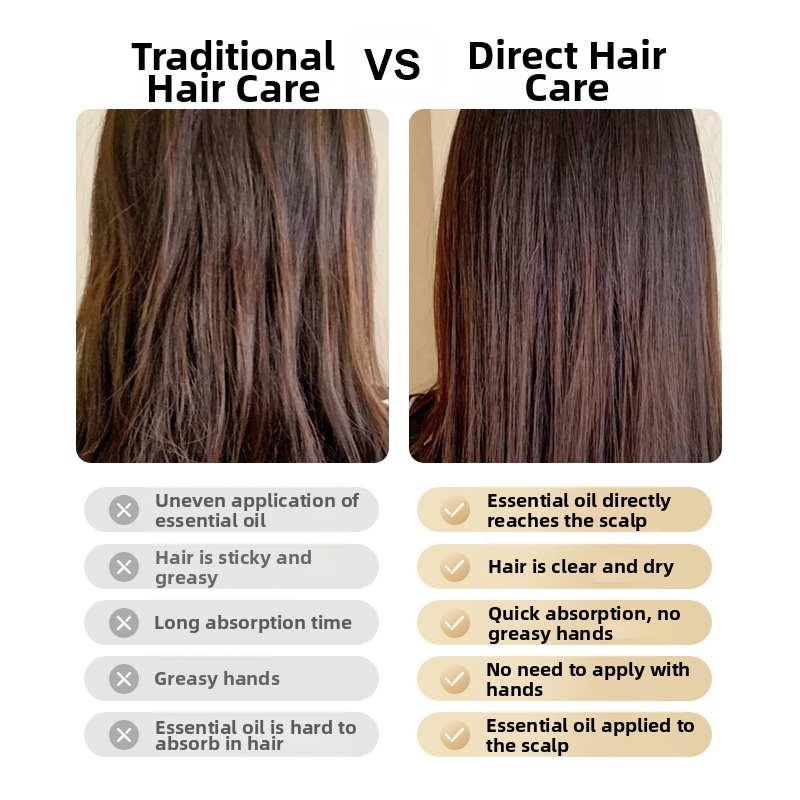 ЕМС микроелектрически вибрационен масажиращ гребен за коса - домашна употреба, модел 2024, 3 настройки