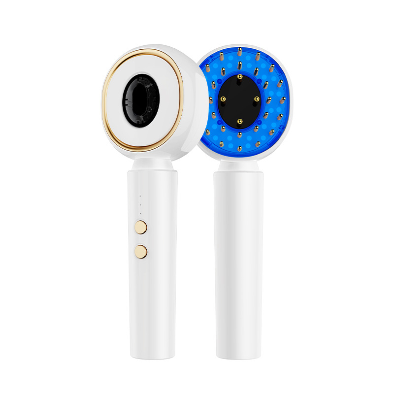 ЕМС микроелектрически вибрационен масажиращ гребен за коса - домашна употреба, модел 2024, 3 настройки