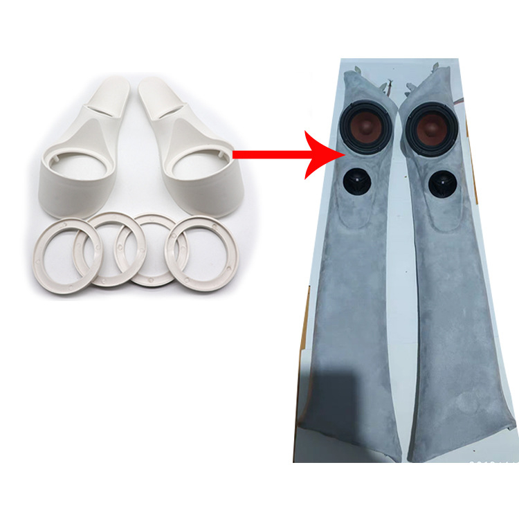 Automobilio garso montavimo pagrindas, trečios kartos 3–kryptų garsiakalbiai