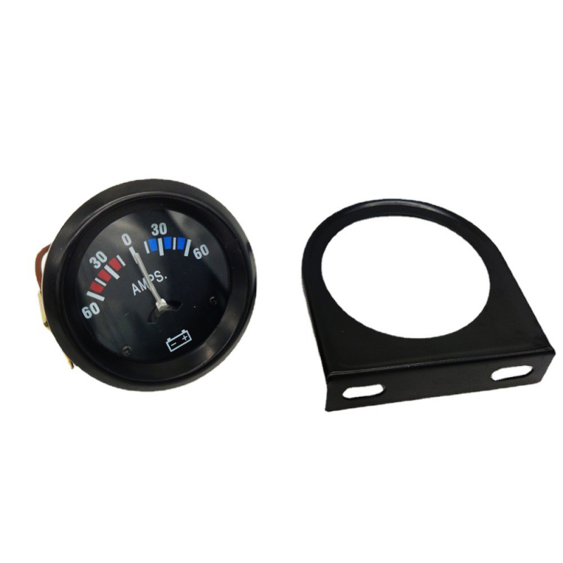 12V automatiniu ampermetrų matuoklis, geležinis korpusas, diapazonas 60-0-60 A, modelis Ambility meter, prekė Huali