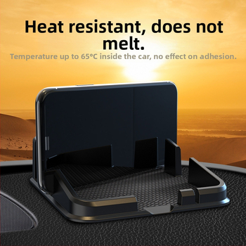 Държач за телефон за кола и табло, силиконова противохлъзваща подложка, мултифункционален, модел 2160, марка 3R