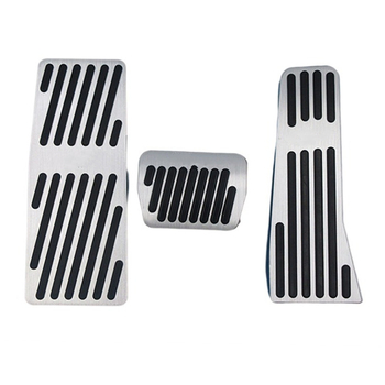 KINGRONGCHI Покритие за педали от алуминиев сплав за Mazda CX60, CX30, MX30 – педали газ и спирачка за автоматична трансмисия