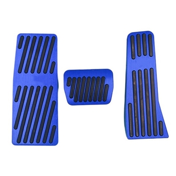 KINGRONGCHI Покритие за педали от алуминиев сплав за Mazda CX60, CX30, MX30 – педали газ и спирачка за автоматична трансмисия