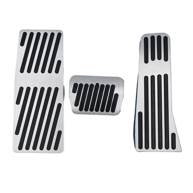 KINGRONGCHI Покритие за педали от алуминиев сплав за Mazda CX60, CX30, MX30 – педали газ и спирачка за автоматична трансмисия