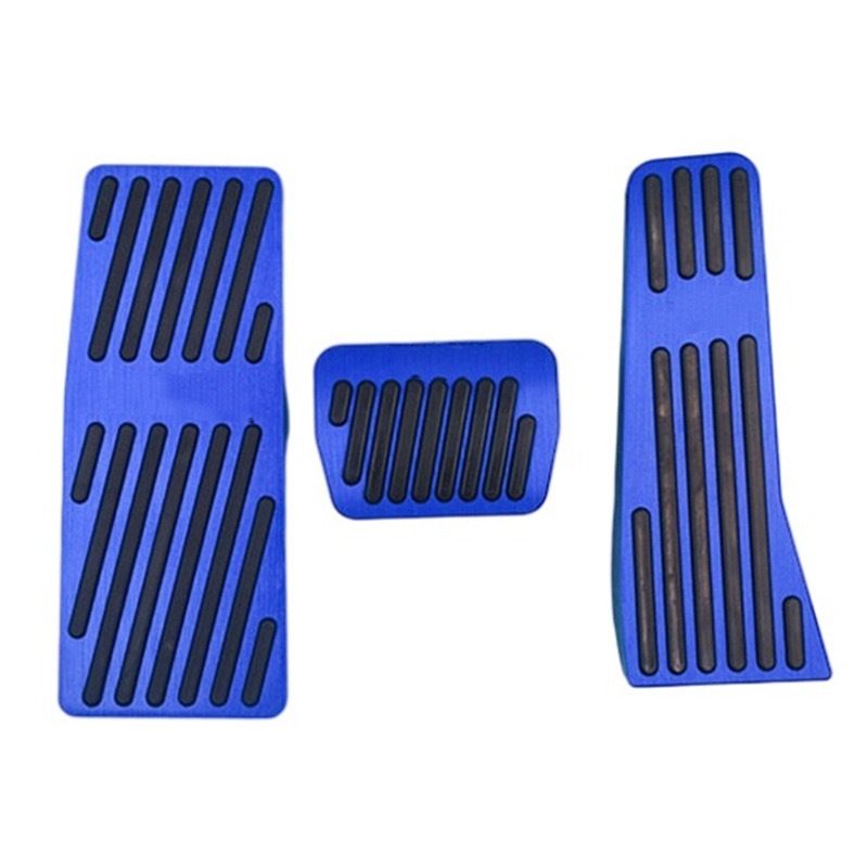 KINGRONGCHI Покритие за педали от алуминиев сплав за Mazda CX60, CX30, MX30 – педали газ и спирачка за автоматична трансмисия