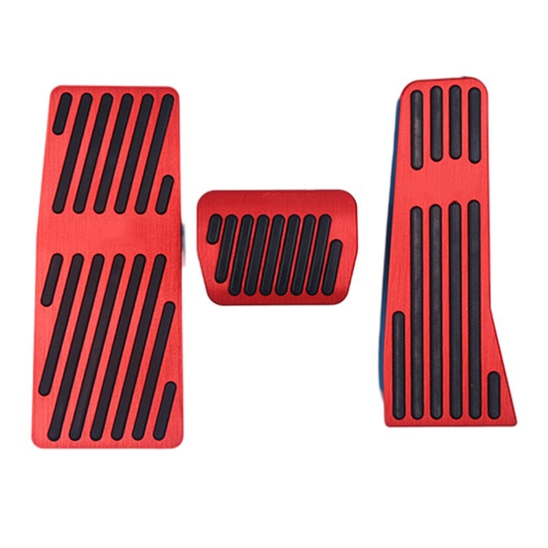 KINGRONGCHI Покритие за педали от алуминиев сплав за Mazda CX60, CX30, MX30 – педали газ и спирачка за автоматична трансмисия