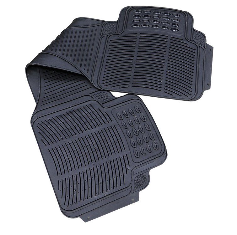 Автомобилни подложки, 3-частов комплект, PVC, водоустойчиви и противохлъзгави, универсална съвместимост, марка RUIJIA