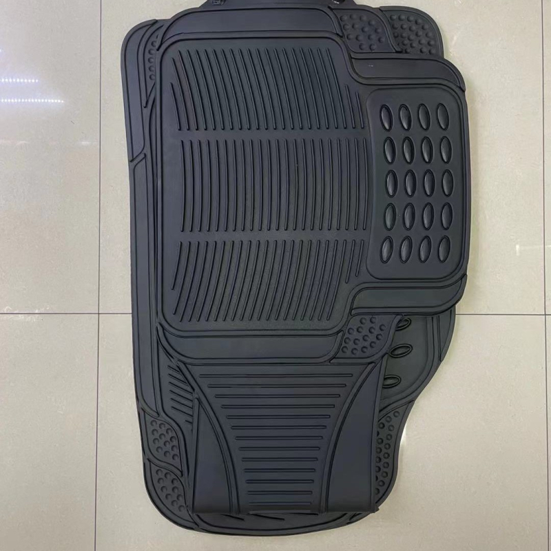 Автомобилни подложки, 3-частов комплект, PVC, водоустойчиви и противохлъзгави, универсална съвместимост, марка RUIJIA