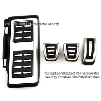 Стоманени педали за газ и спирачка с нехлъзгаща повърхност за Volkswagen Golf 7 / Audi Q3 (2015–2022)