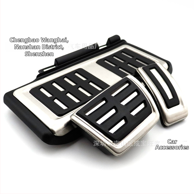 Стоманени педали за газ и спирачка с нехлъзгаща повърхност за Volkswagen Golf 7 / Audi Q3 (2015–2022)