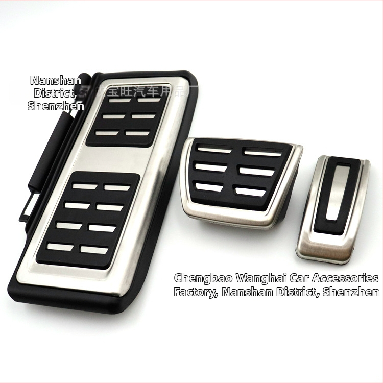 Стоманени педали за газ и спирачка с нехлъзгаща повърхност за Volkswagen Golf 7 / Audi Q3 (2015–2022)