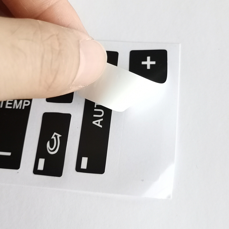 PVC uzlīme automašīnas korpusam – kreiso un labo durvju aizslēgšanas vadības slēdža remontuzlīme, līmēšana, saderīgs ar Audi A3L