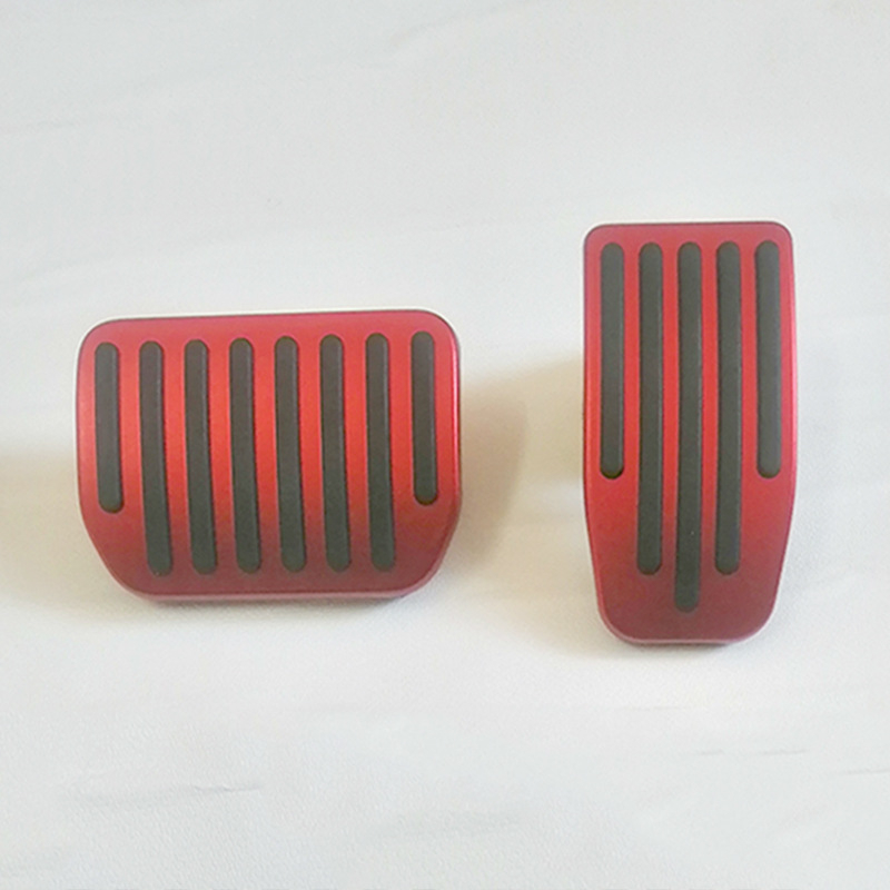 Комплект педали от алуминиева сплав за Tesla Model 3 — антихлъзгащи педали за спирачка и газ, допълнителен педал за крак (footrest)