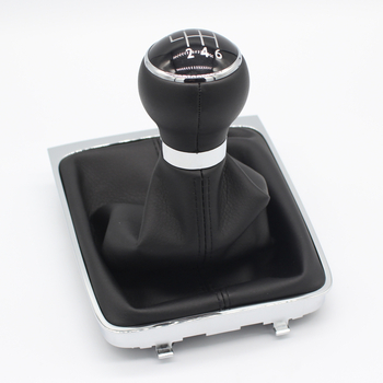 Kožený kryt radiacej páky pre VW Passat B6/Magotan, manuálna prevodovka – Star Flag