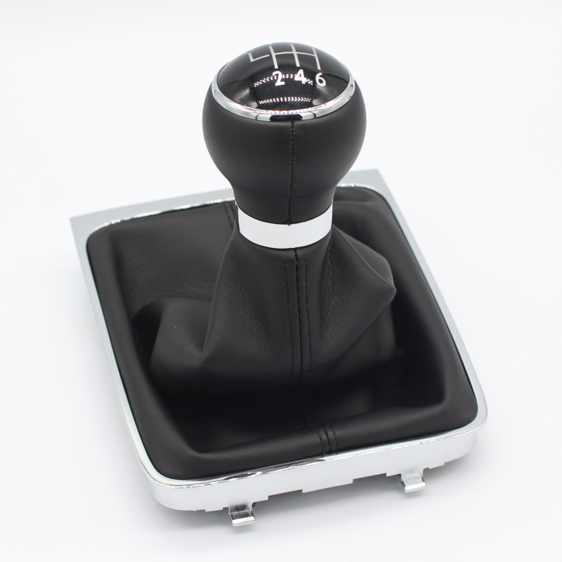 Kožený kryt radiacej páky pre VW Passat B6/Magotan, manuálna prevodovka – Star Flag