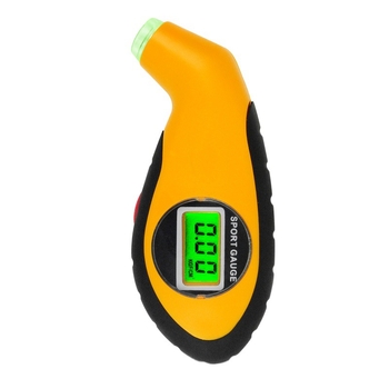 Електронен цифров манометър за налягане в гумите, безжичен автомобилен измервател с LED дисплей, корпус от инженерни пластмаси