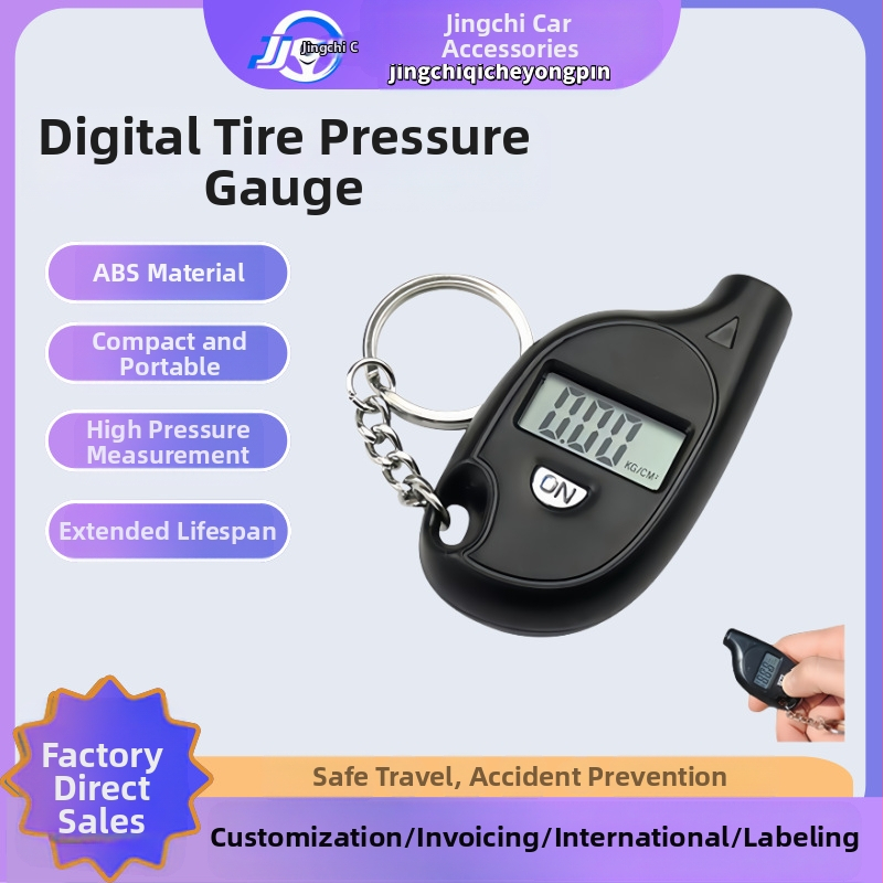 Nešiojamas padangų slėgio matuoklis automobiliams, skaitmeninis ekranas, PSI vienetai, modelis 70025, slėgio diapazonas 5–150 PSI, ABS korpusas
