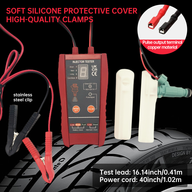 Детектор за горивни инжектори и инструмент за почистване IT-920, 12V система за диагностика, захранване 6-16V