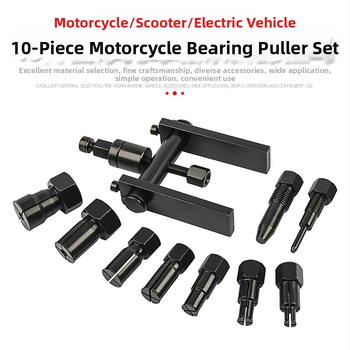 Σετ αποσυναρμολόγησης ρουλεμάν μοτοσικλέτας με δύο γνάθες - κράμα, 10 τεμάχια, 1,26 kg