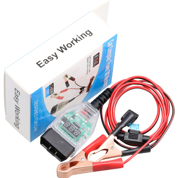 Automobiļu OBD bateriju nomaiņas instruments ar izslēgšanas atmiņu un noplūdes noteikšanu, 12V, Modelis 550, ABS