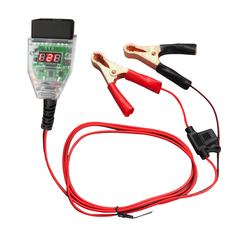 Automobiļu OBD bateriju nomaiņas instruments ar izslēgšanas atmiņu un noplūdes noteikšanu, 12V, Modelis 550, ABS