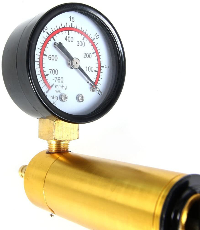 Synbiotics Kézi vákuumpumpa tesztkészlet, pisztolyszerű kivitel, nyomásdetektálás, vákuummérő és fékfolyadék kiürítés detektálása