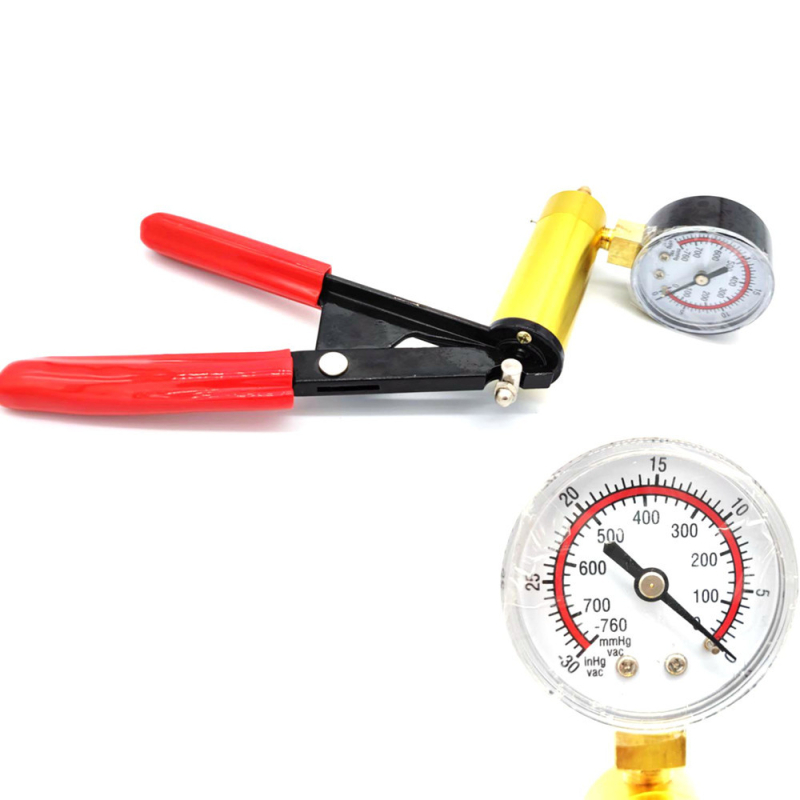 Synbiotics Kézi vákuumpumpa tesztkészlet, pisztolyszerű kivitel, nyomásdetektálás, vákuummérő és fékfolyadék kiürítés detektálása