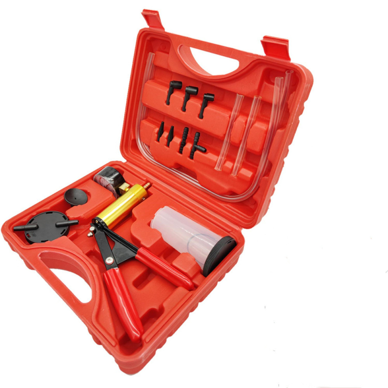 Synbiotics Kézi vákuumpumpa tesztkészlet, pisztolyszerű kivitel, nyomásdetektálás, vákuummérő és fékfolyadék kiürítés detektálása