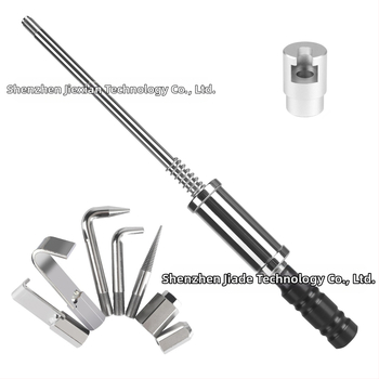 PDR комплект за ремонт на вдлънатини на автомобил – ръчен чук за изправяне без боядисване; Материал: неръждаема стомана + желязо; Марка: Super PDR; Приложение: поддръжка