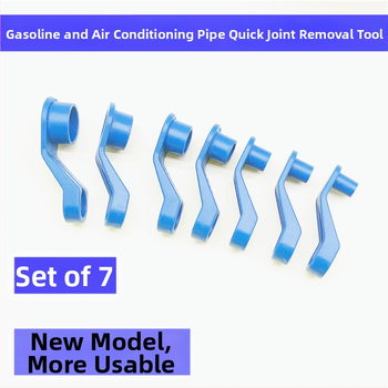 Автомобилен инструмент за демонтаж на климатични и горивни тръби, пластмасов 7-частов комплект с клипове за бързо свързване, за ремонт на автомобили и машини