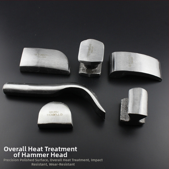 TOTCHI lakštinių plokščių plaktukas, 9 dalių rinkinys auto plektrų remontui, galvos medžiaga aukštos anglies plienas, rankena iš plastiko, ilgis 280 mm