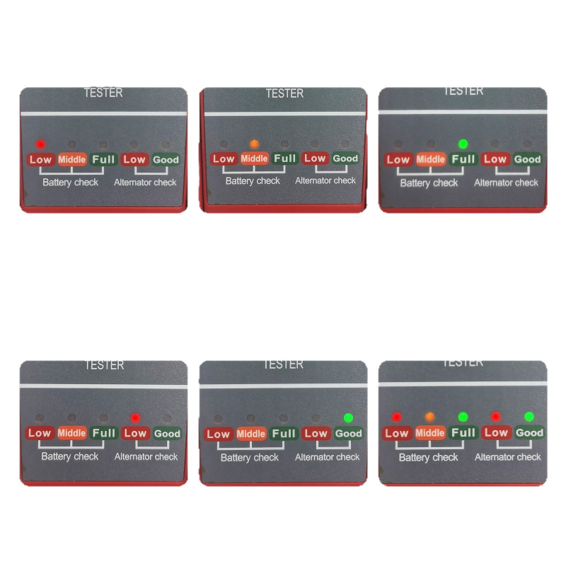 RT-910 divu funkciju auto releja un akumulatora detektors – auto defektu detektors, 12V, 0–40°C, atklāšanas sistēma 6–16