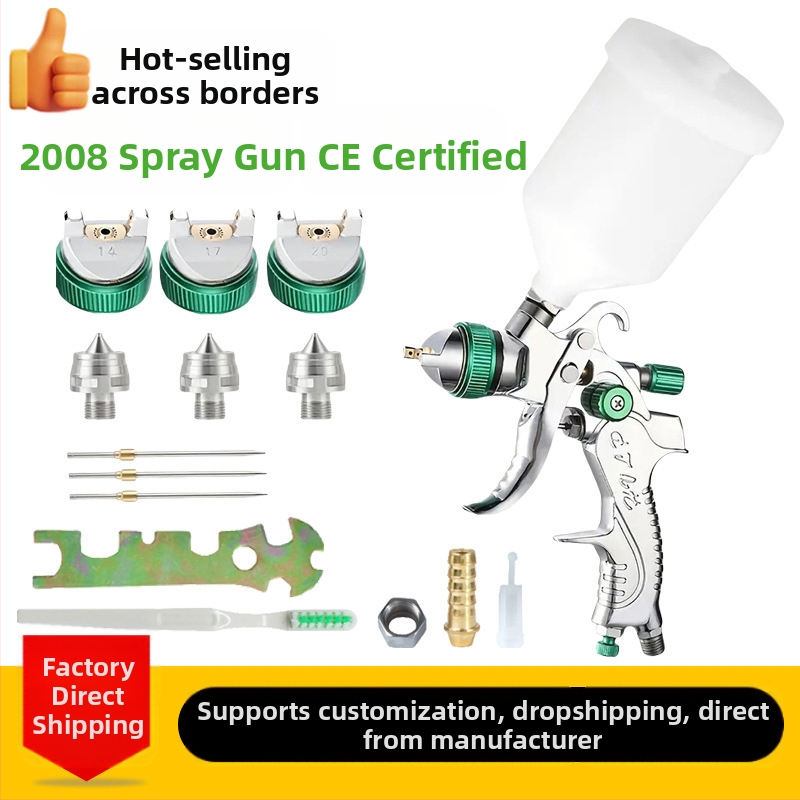 Pneumatinis purškiamasis įrankis automobilių dažymui – aukšta atomizacija, dengimas plieno lakštams