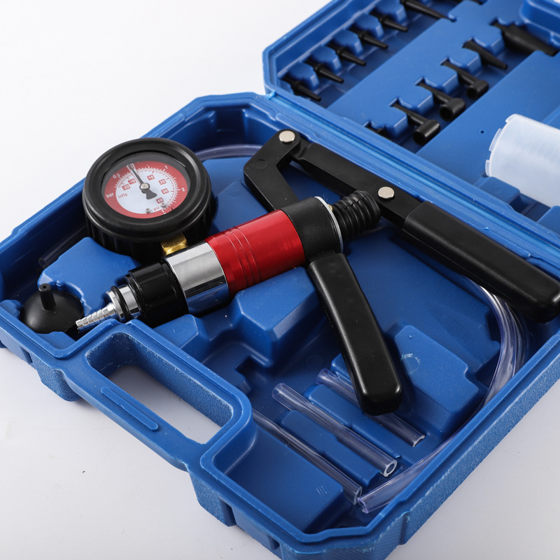 Kézi vákuumpumpa fékfolyadék cseréhez - fém kivitel, súly 1,5 kg, márka Senrun, modell Manual vacuum pump