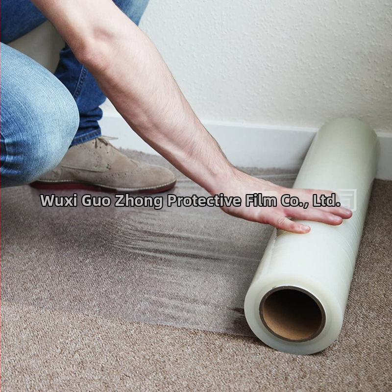 Защитна мембрана за автомобилен килим – прозрачен, антистатичен, вискозен пластмасов филм за екран протектор; Произход: Дзянсу, Уси; Персонализация: налична; Прозрачност: добра