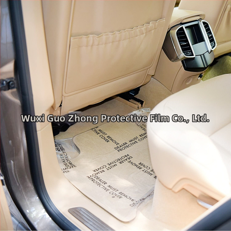 Защитна мембрана за автомобилен килим – прозрачен, антистатичен, вискозен пластмасов филм за екран протектор; Произход: Дзянсу, Уси; Персонализация: налична; Прозрачност: добра