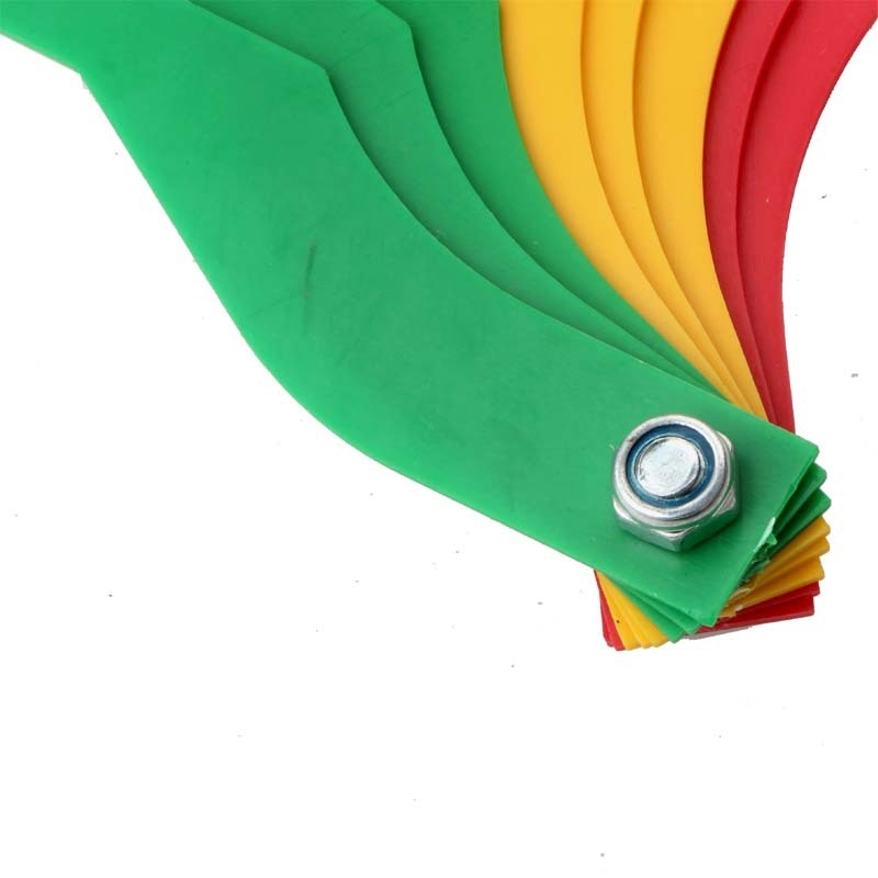 Измервателна скала за дебелината на спирачните накладки, пластмасово тяло, модел Brake pad scale, персонализирана обработка, лицензиран частен етикет