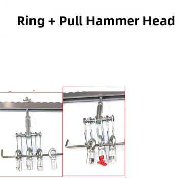 Инструмент за ремонт на вдлънатини по автомобил - железен, многощипков дърпач за ламарина - Orange Auto Insurance Tools