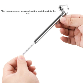 Μεταλλικός μετρητής πίεσης ελαστικών με διπλό κεφάλι, μοντέλο SMT 1203, εύρος 10–120 PSI, ακρίβεια 2 PSI, μονάδες PSI/KPA/BAR, υλικά: κράμα ψευδάργυρου, ανοξείδωτο ατσάλι, ABS, για αυτοκίνητα